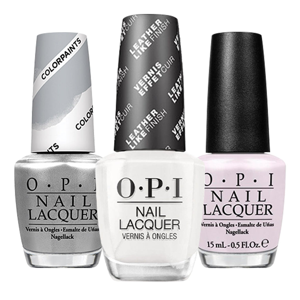 OPI Nail Lacquer Nail Polish Special Whites/ Grays/ Blacks 0.5oz - ikatehouse