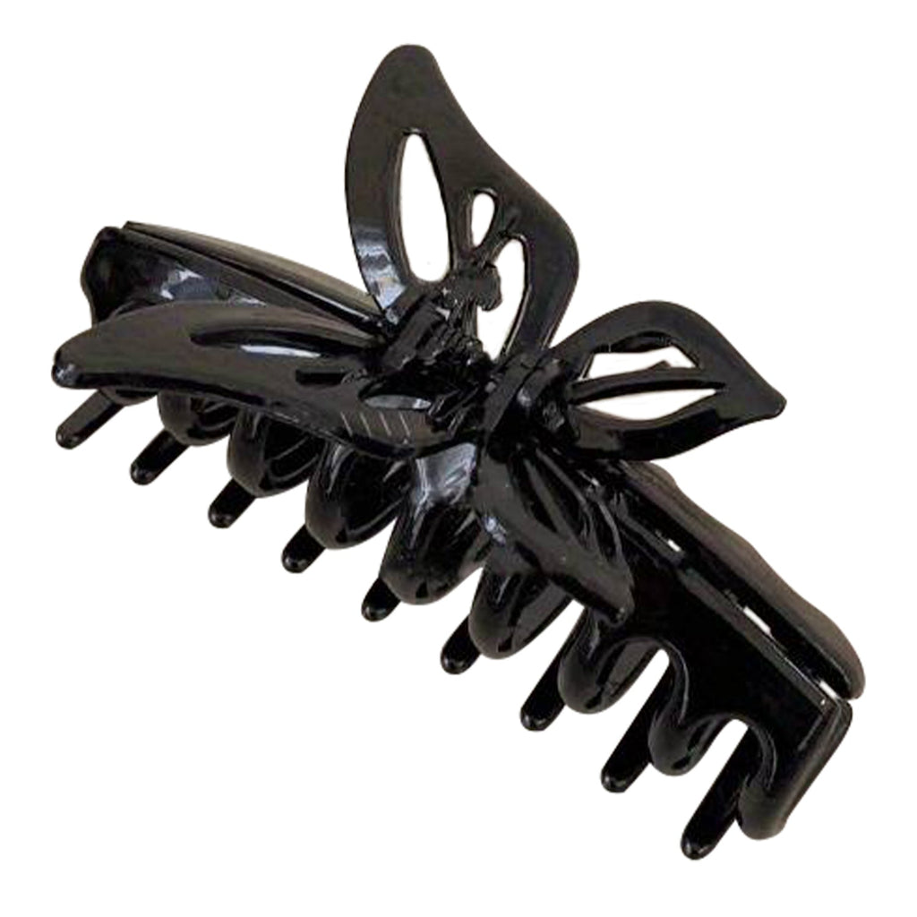 Pastel Collection Butterfly Hair Claw Clip Black - ikatehouse