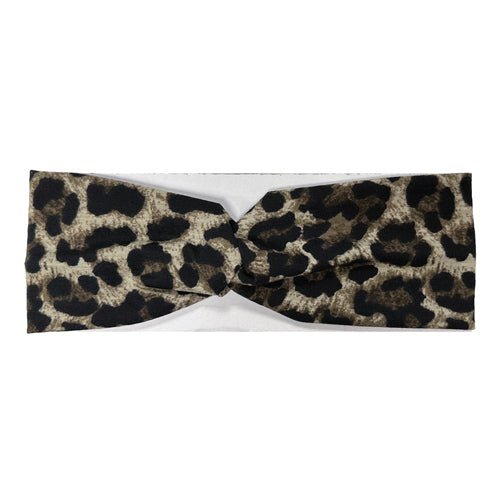 Pastel Collection Twisted Wide Leopard Headband - ikatehouse