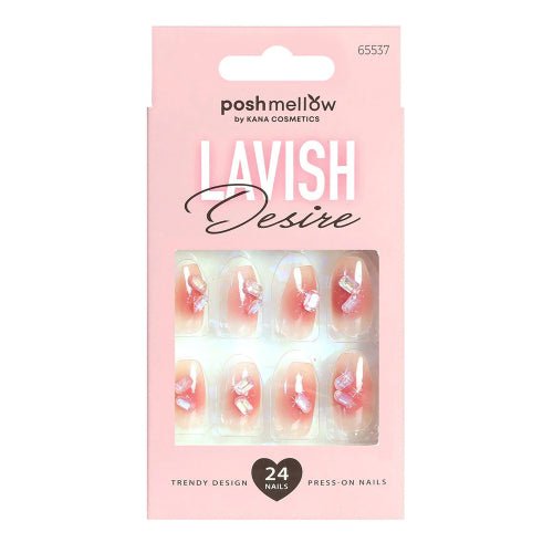 Posh Mellow Lavish Desire Press-On 24 Nails - ikatehouse