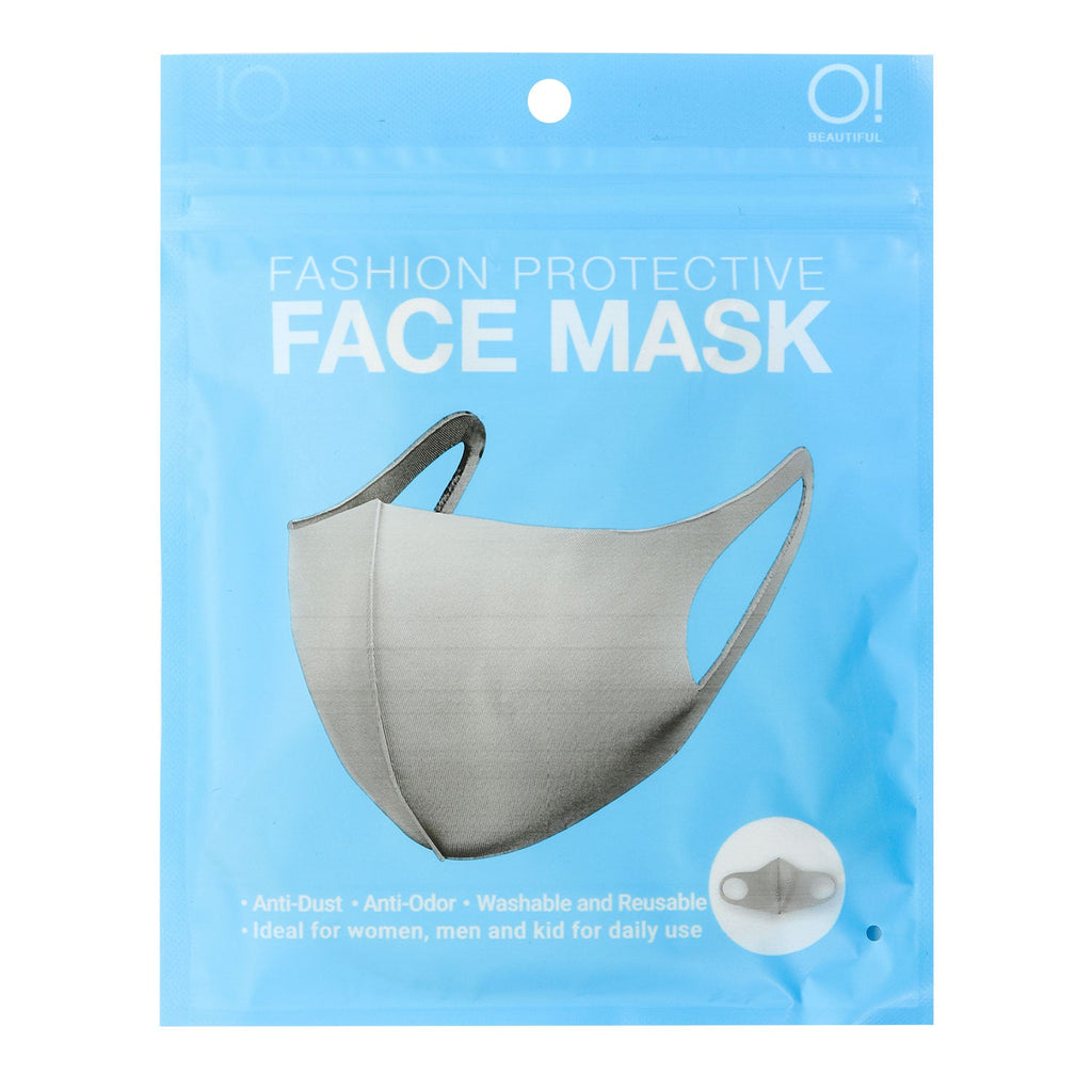 Premium 3D Fashion Protective Air Cotton Reusable Face Mask Gray - ikatehouse