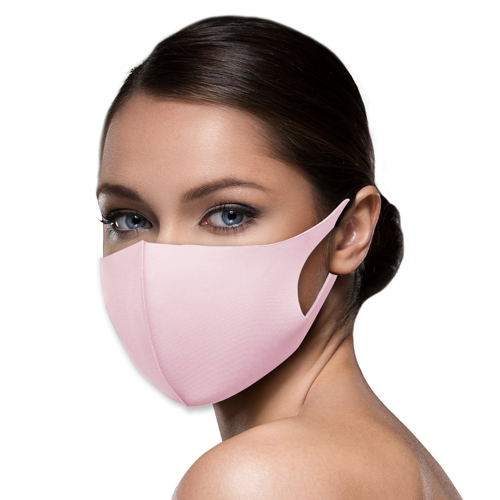 Premium 3D Fashion Protective Air Cotton Reusable Face Mask Pink - ikatehouse