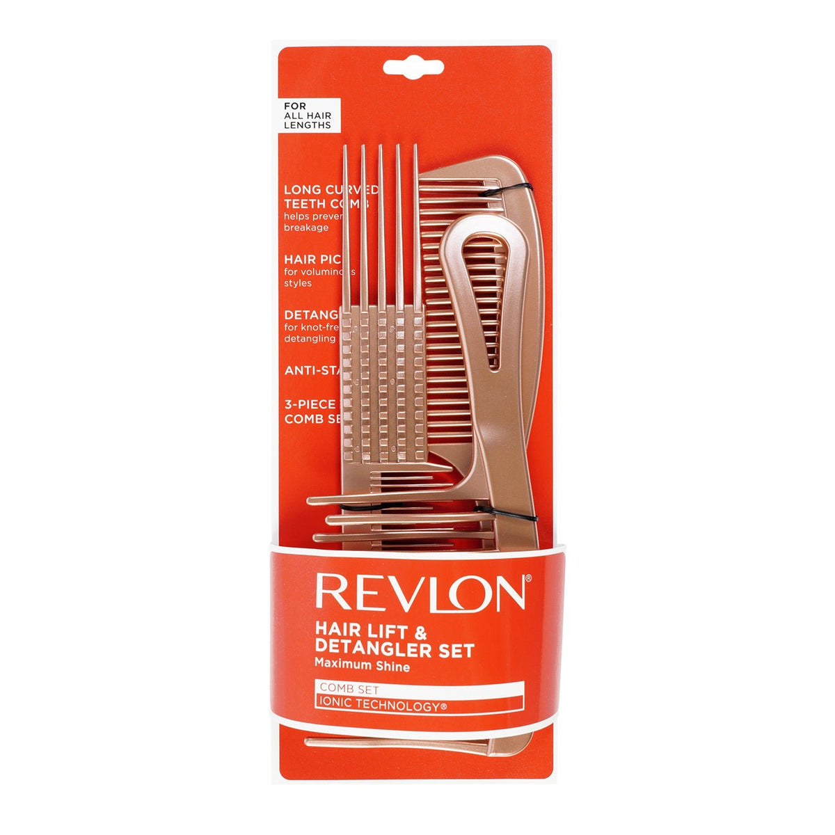 Revlon Hair Lift & Detangler Comb Set ikatehouse
