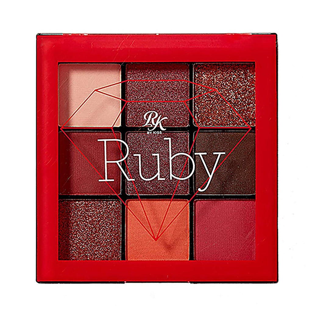 Ruby Kisses Eyeshadow Palette 9 Colors Ruby - ikatehouse
