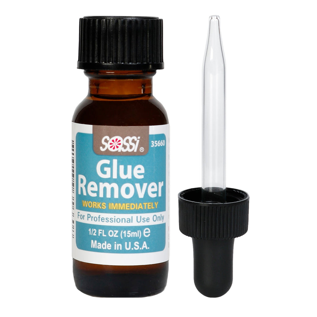 Sassi Glue Remover Works Immediately 0.5oz - ikatehouse