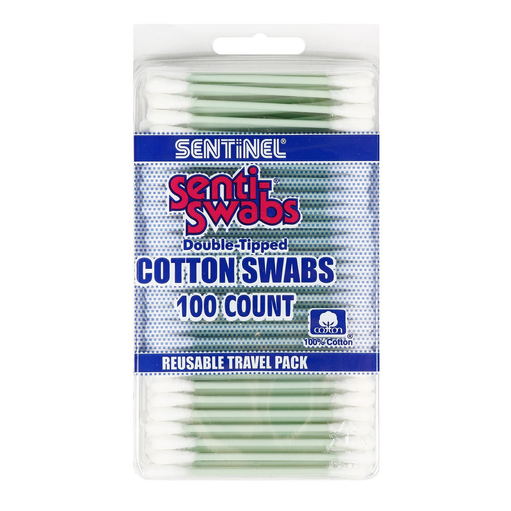 Sentinel Senti Swabs Double Tipped Cotton Swabs 100 Counts - ikatehouse