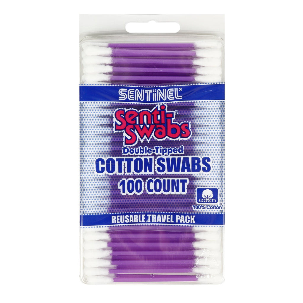 Sentinel Senti Swabs Double Tipped Cotton Swabs 100 Counts - ikatehouse