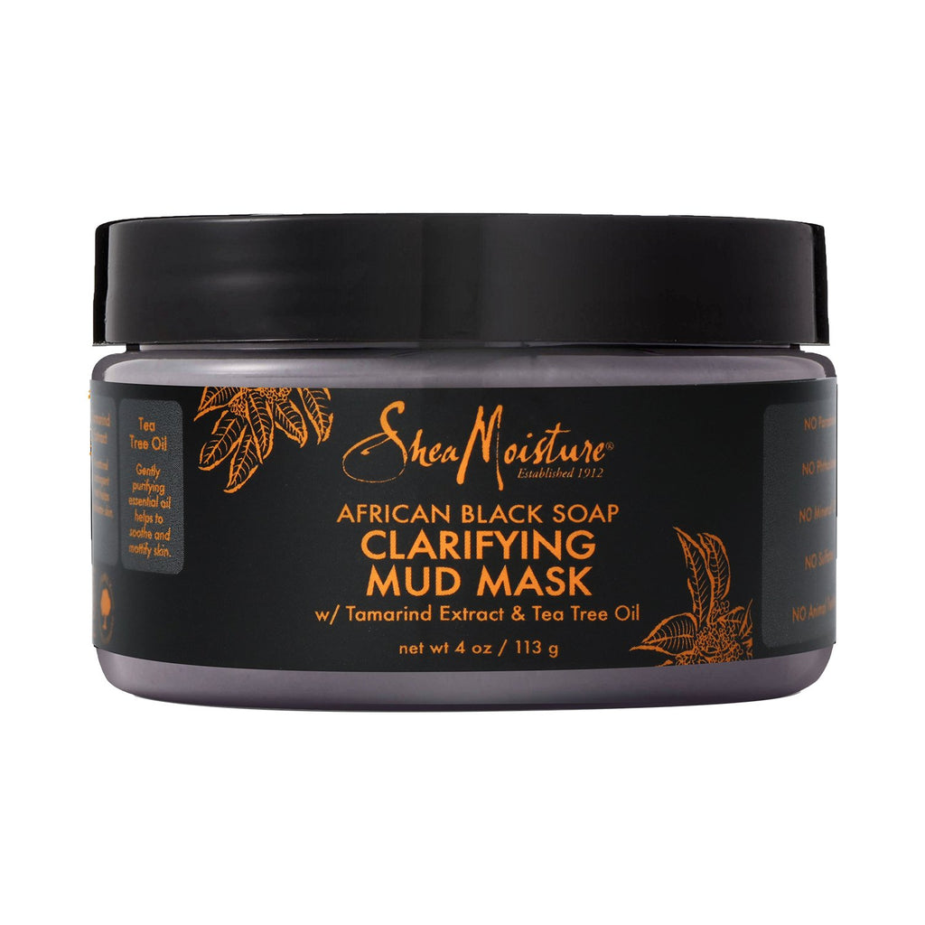 Shea Moisture African Black Soap Clarifying Mud Mask 4oz - ikatehouse
