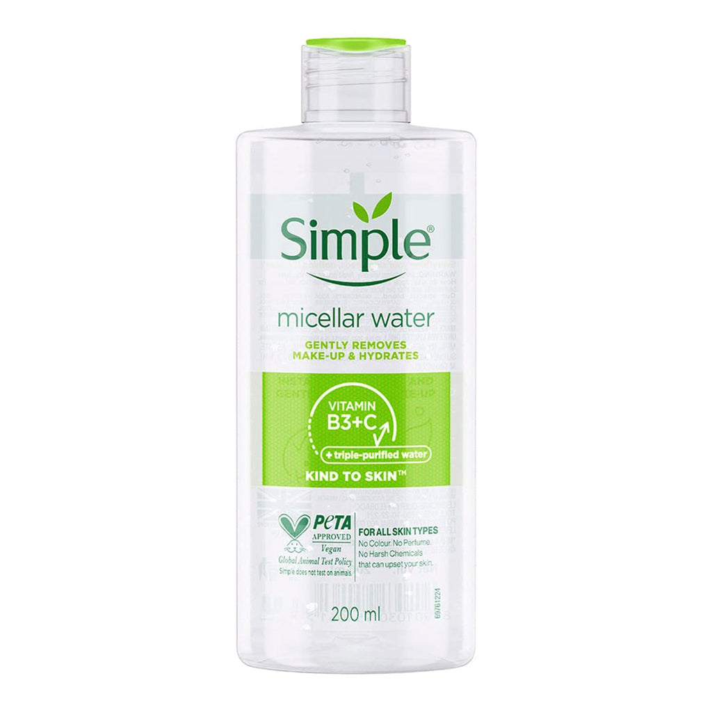 Simple Micellar Cleansing Water 6.8oz/ 200ml - ikatehouse