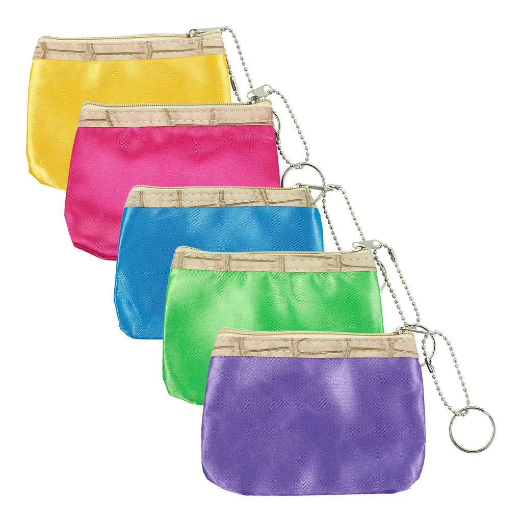 Small Plain Color Coin Pouch - Assorted Color - ikatehouse