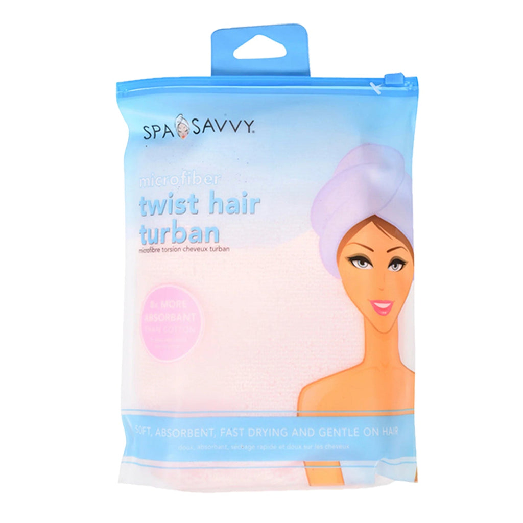 Spa Savvy Microfiber Twist Hair Turban Hair Towel Wrap - ikatehouse