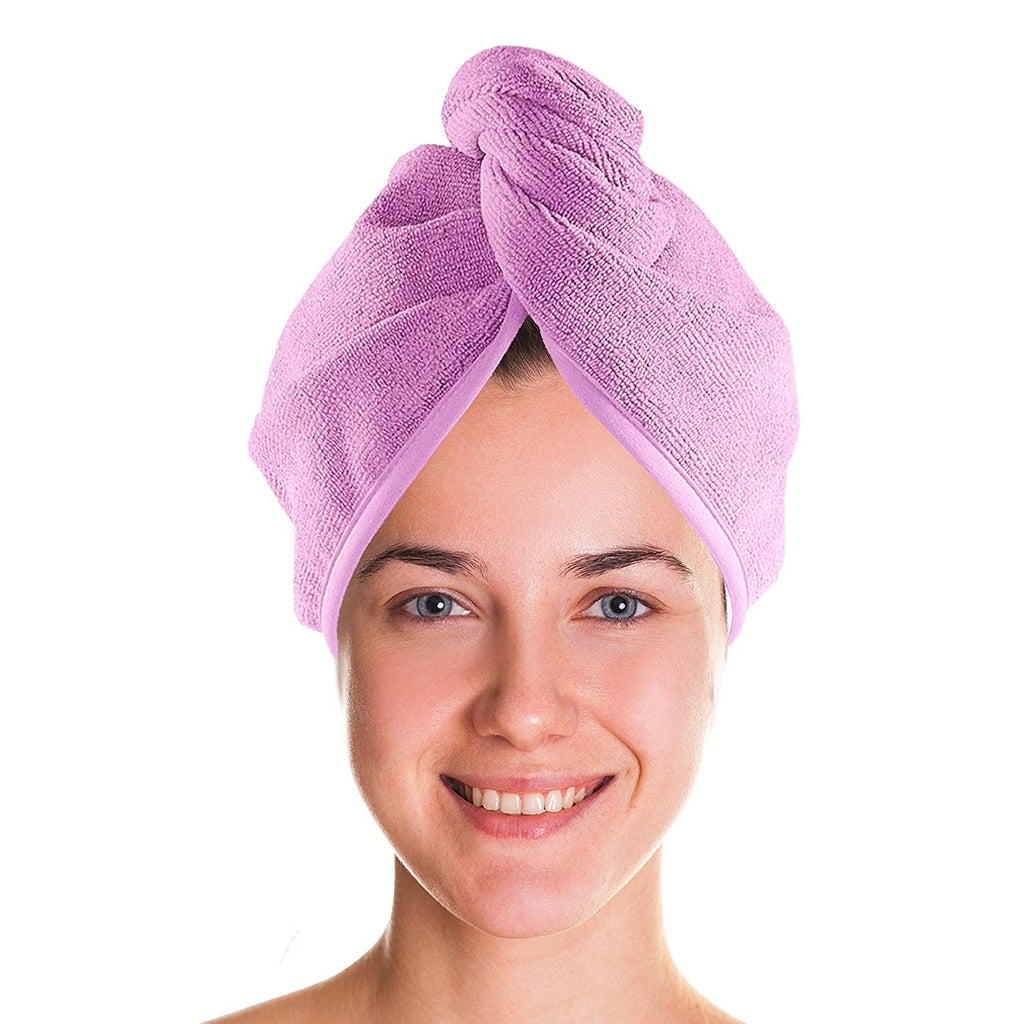 Spa Savvy Microfiber Twist Hair Turban Towel - ikatehouse