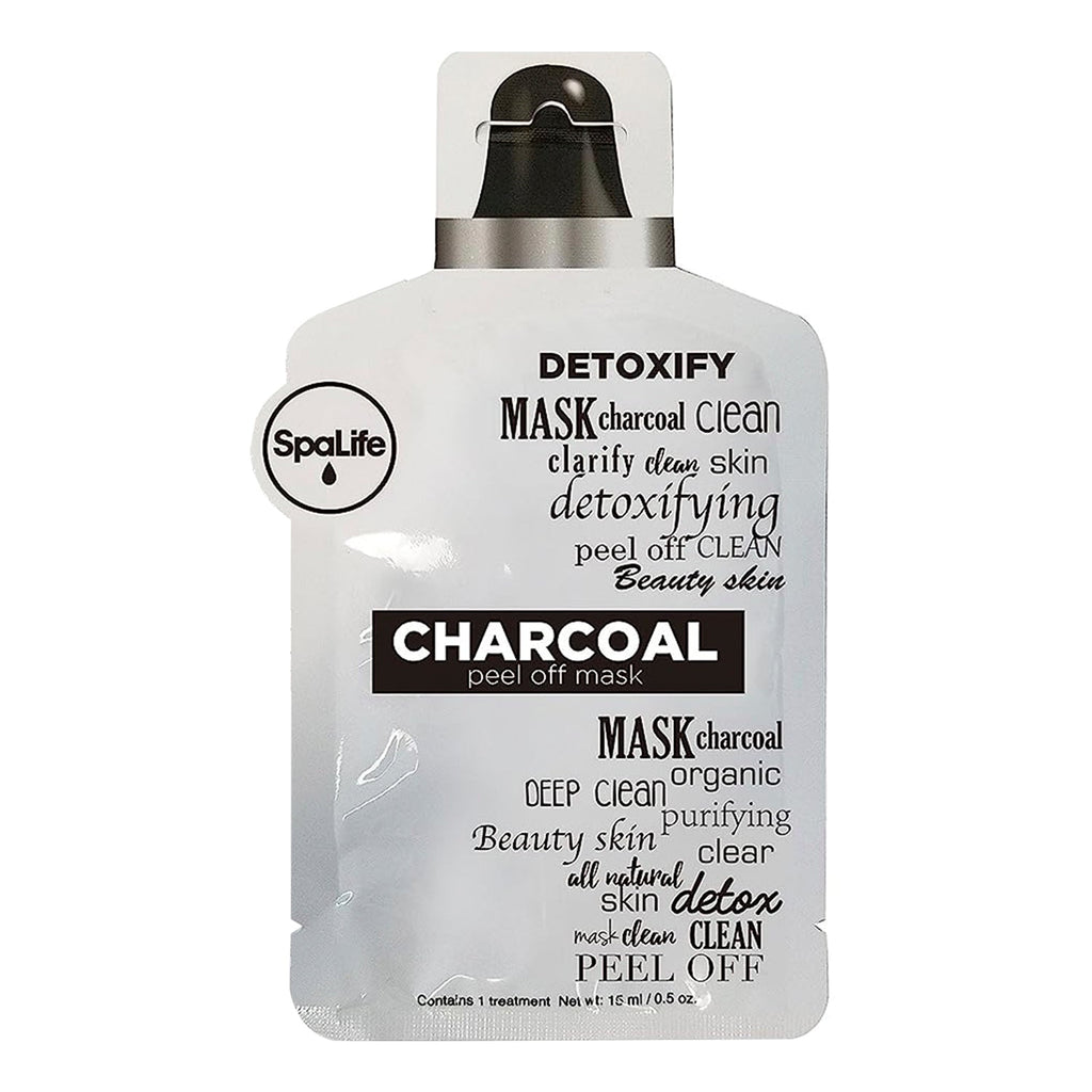 SpaLife Detoxify Charcoal Peel Off Mask 0.5oz - ikatehouse