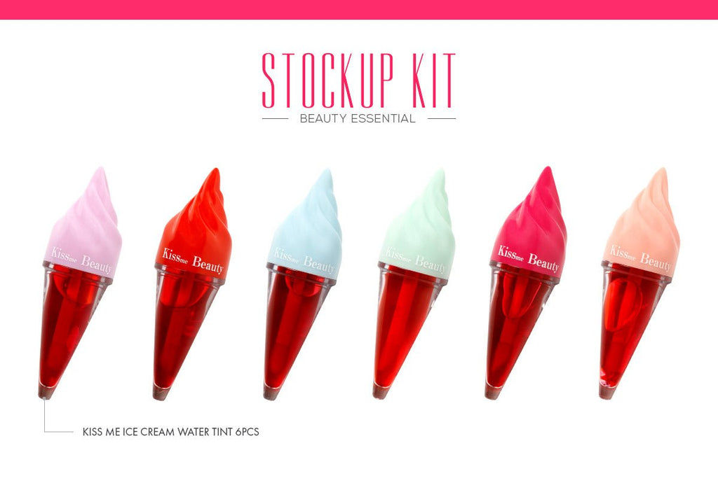 Stock Up Kit #Kiss me Ice Cream Water Tint 6pcs - ikatehouse