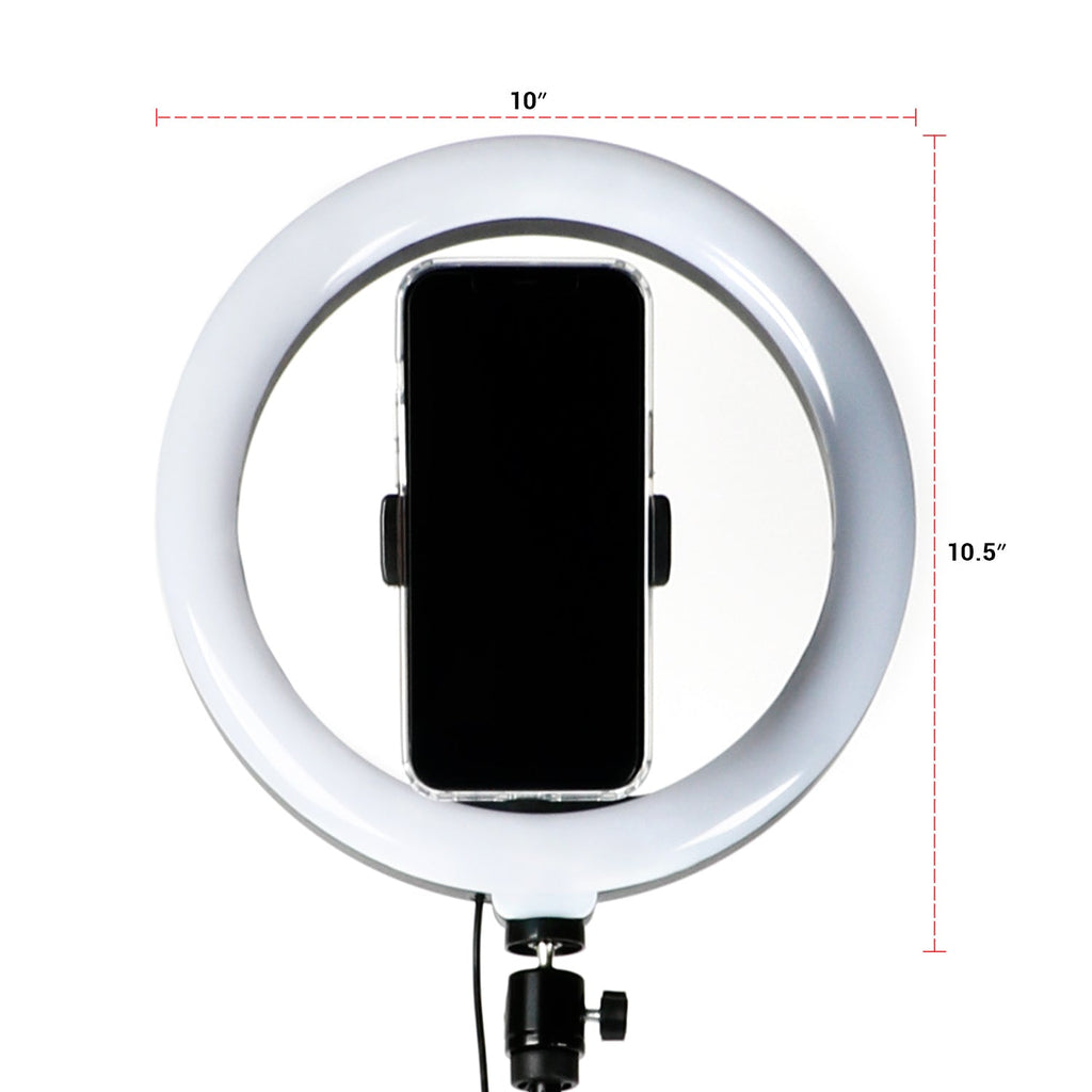 Studio Limited LED Ring Light with Tripod Stand 3 Color Light - ikatehouse