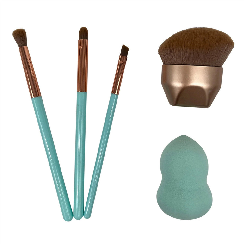 Take Me With You Brush & Blender Set With Bag - ikatehouse