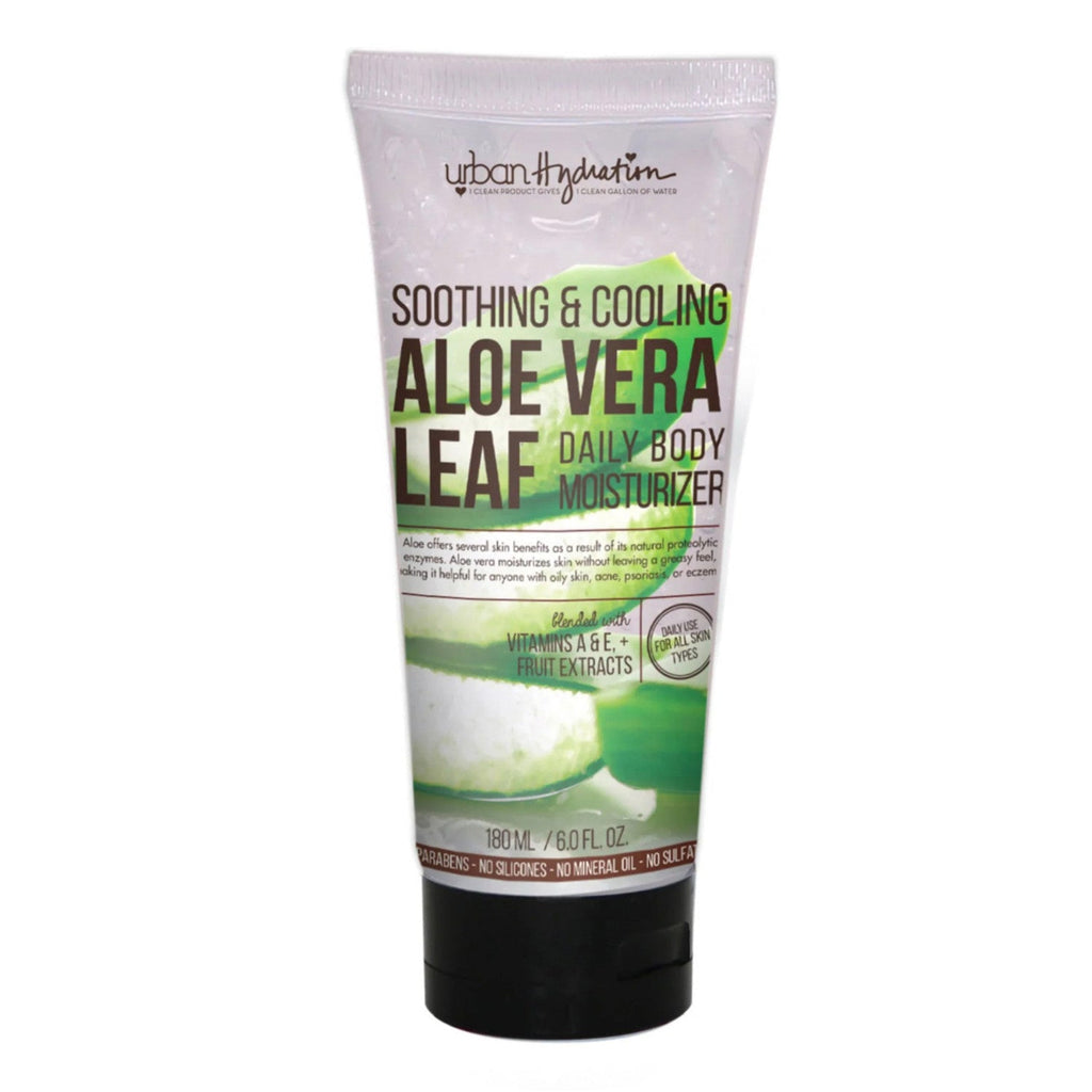 Urban Hydration Soothing & Cooling Aloe Vera Leaf Daily Body Moisturizer 6oz/ 180ml - ikatehouse