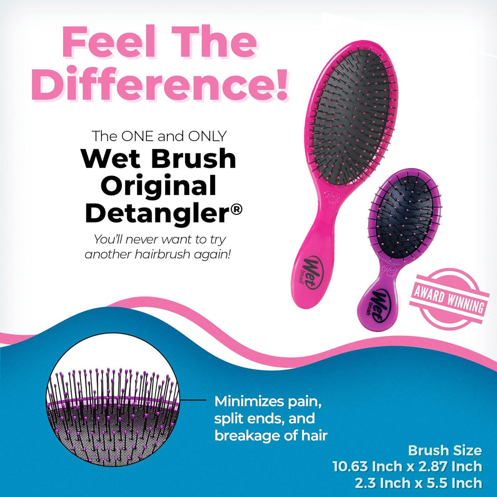 Wet Brush Original & Mini Detangler Duo Set - ikatehouse