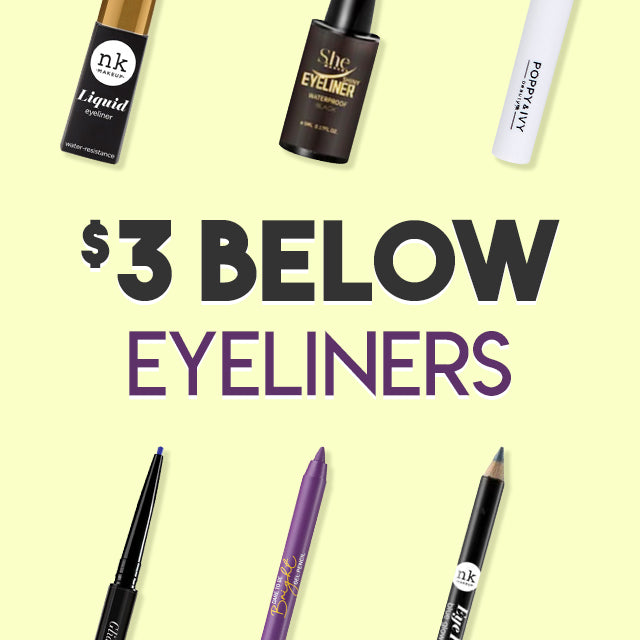$3 BELOW EYELINERS