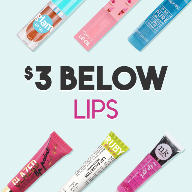$3 BELOW LIPS - ikatehouse