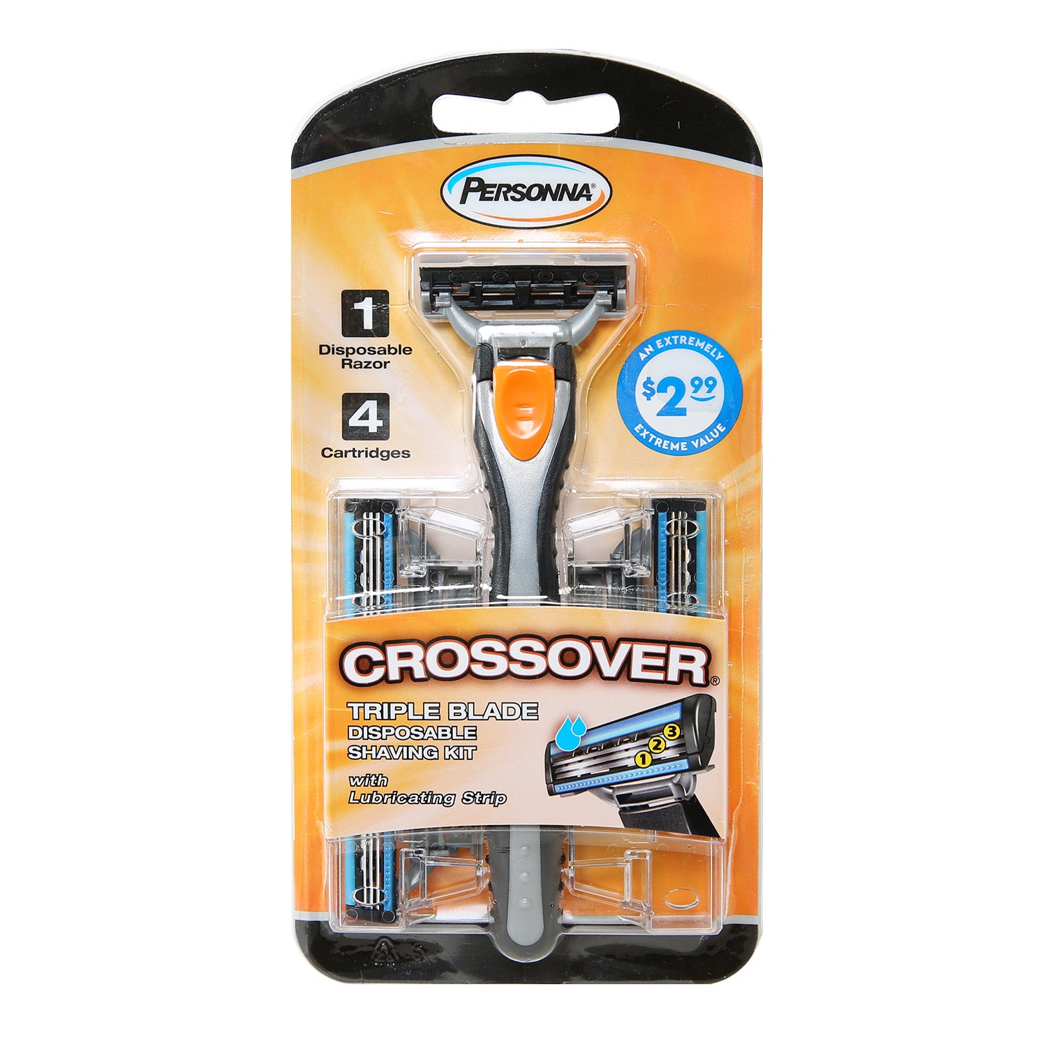 Personna Crossover Triple Blade Disposable Shaving Kit – ikatehouse