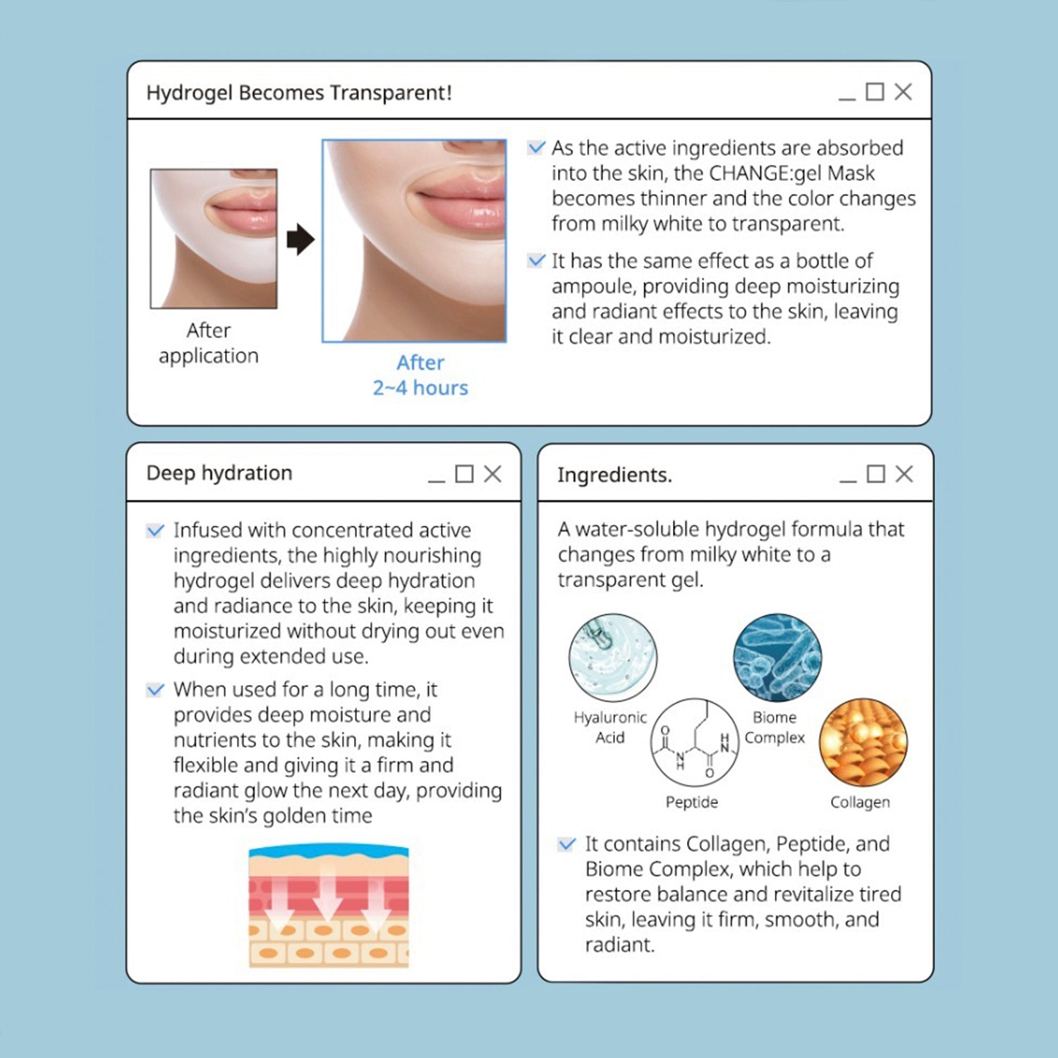 Purederm Real Active Change Gel Face Mask β ikatehouse