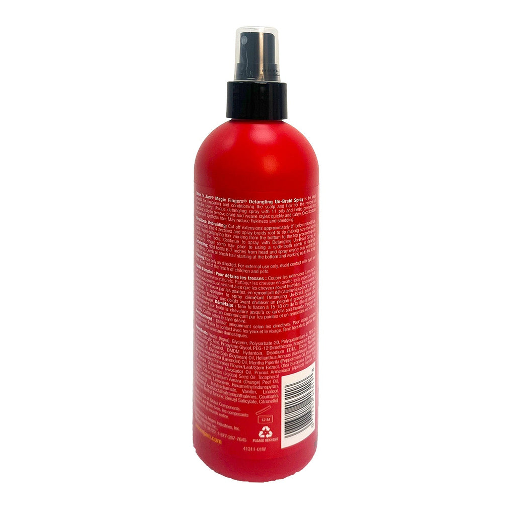 Ampro Shine 'n Jam Magic Fingers Detangling Un - Braid Spray 12oz/354ml - ikatehouse