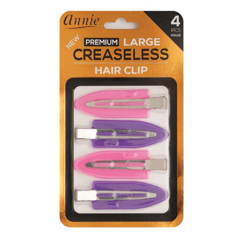 Annie New Premium Large Creaseless Hair Clip 4pcs - ikatehouse