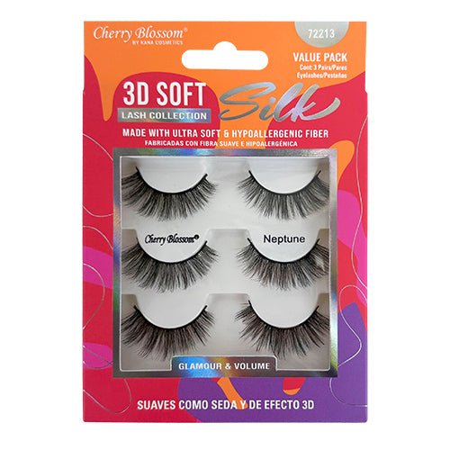 Cherry Blossom Silk 3D Soft Eyelashes 3 Pairs – ikatehouse