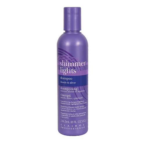 Clairol Shimmer Lights Shampoo (Blonde&Silver) 8oz - ikatehouse