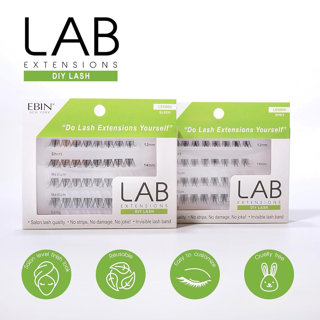 Ebin New York LAB Extensions DIY Lashes - ikatehouse