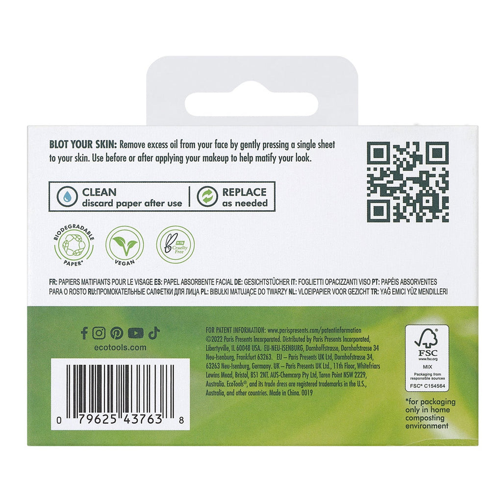 Eco Tools Facial Blotting Papers 100 sheets - ikatehouse