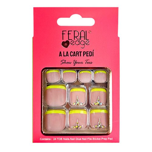 Feral Edge Ala Cart Pedi Toe Nails 24Toe Nails - ikatehouse