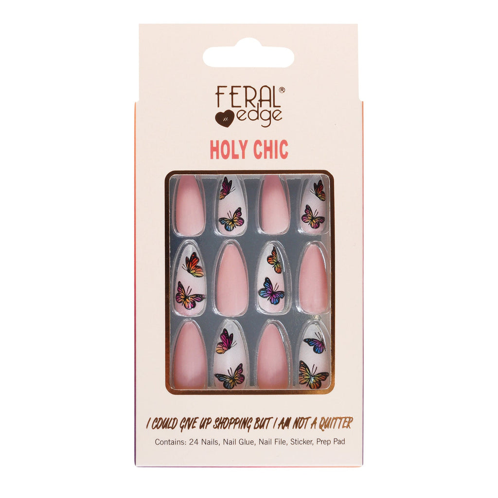 Feral Edge Holy Chic Nail 24 Nails - ikatehouse