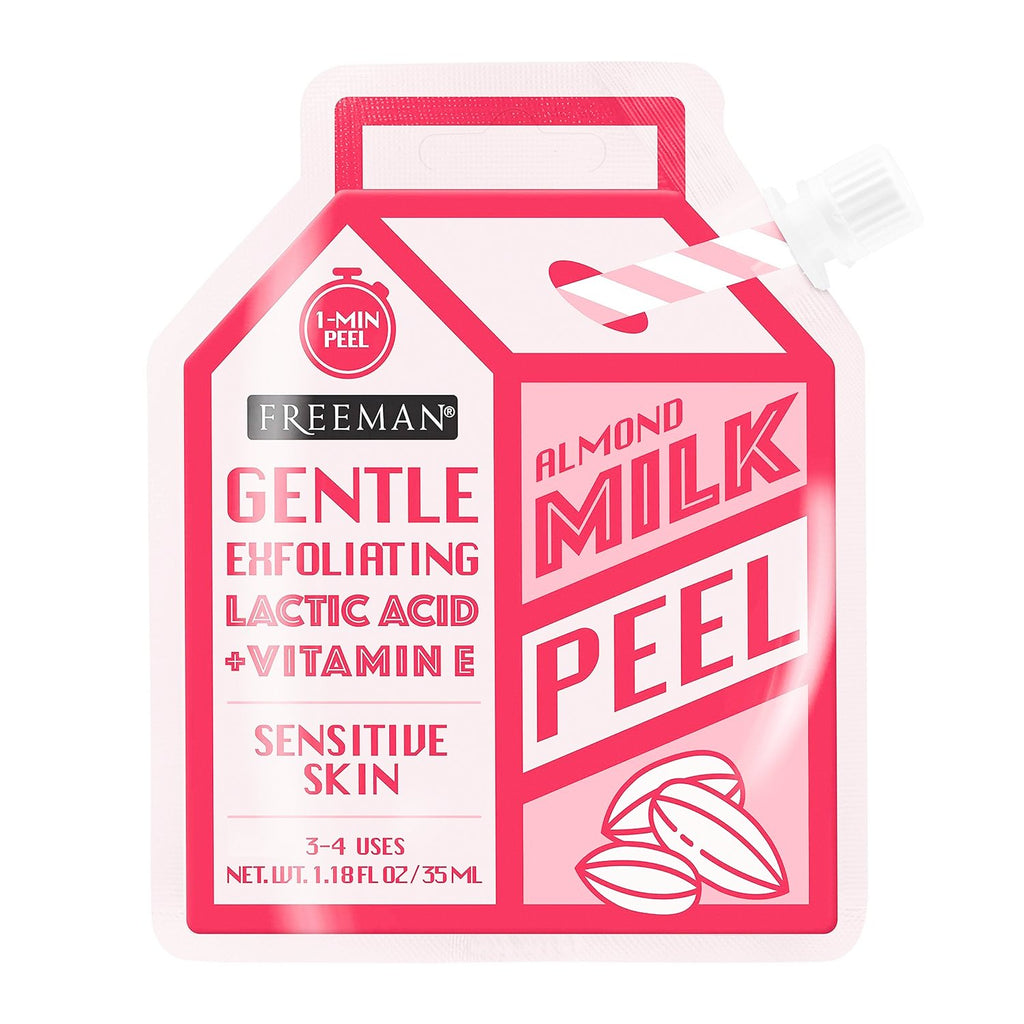 Freeman Almond Milk Peel Gentle Exfoliating + Vitamin E Senstive Skin 1.18oz/35ml - ikatehouse