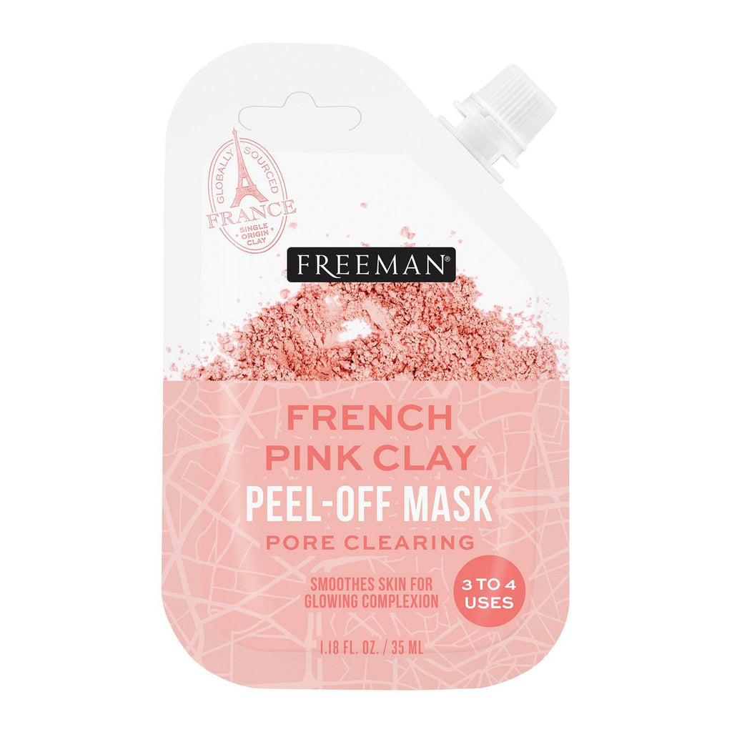 Freeman French Pink Clay Peel - Off Mask 1.18oz/35ml - ikatehouse