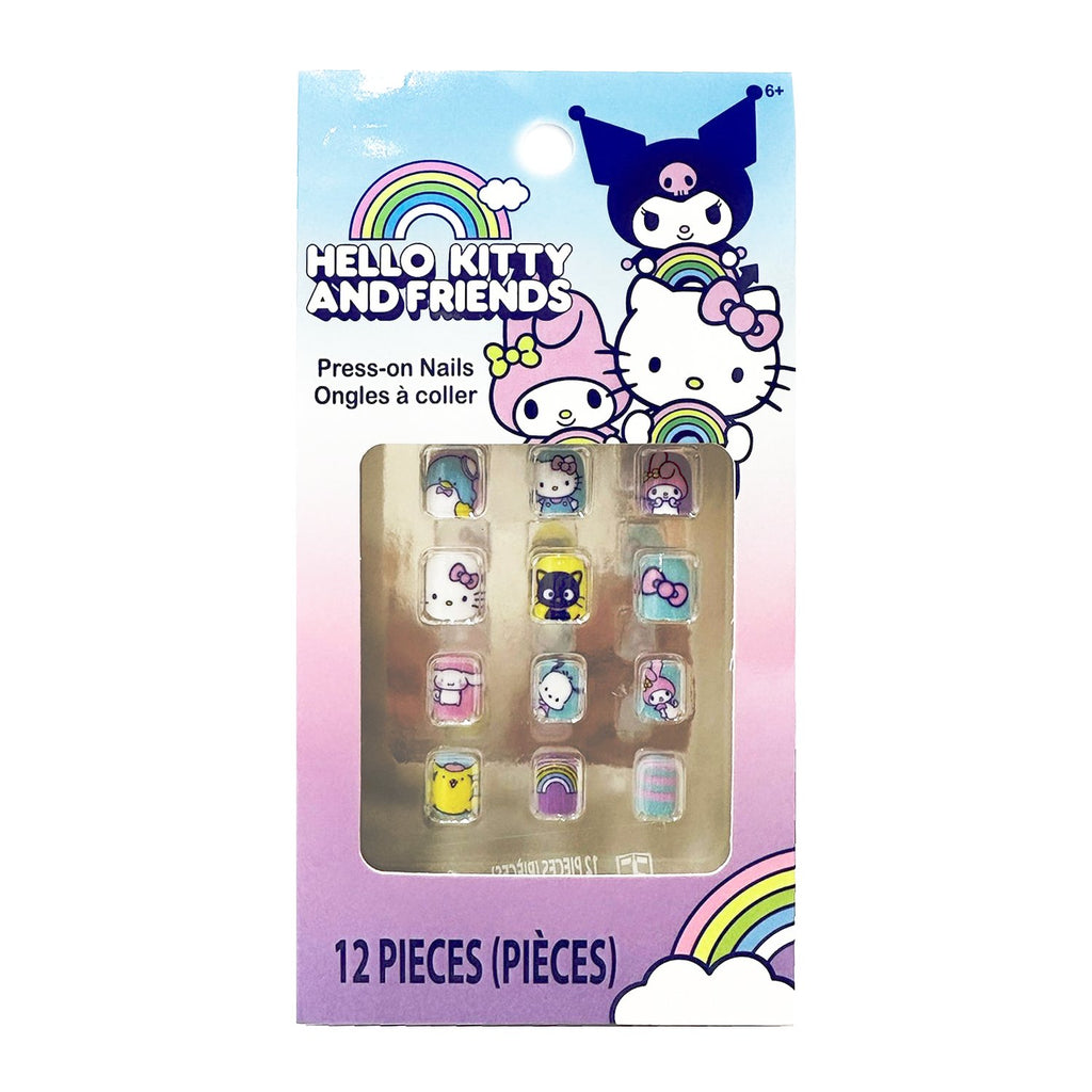 Hello Kitty Friends Kids Press On Nail 12 Nails - ikatehouse