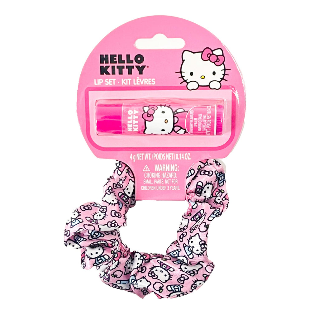 Hello Kitty Hair Scrunchy With Lipbalm - ikatehouse