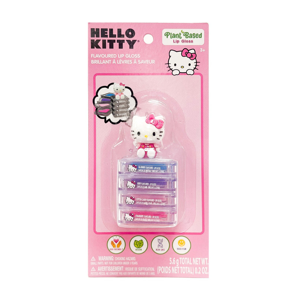 Hello Kitty Lip Gloss Tray 4pcs - ikatehouse