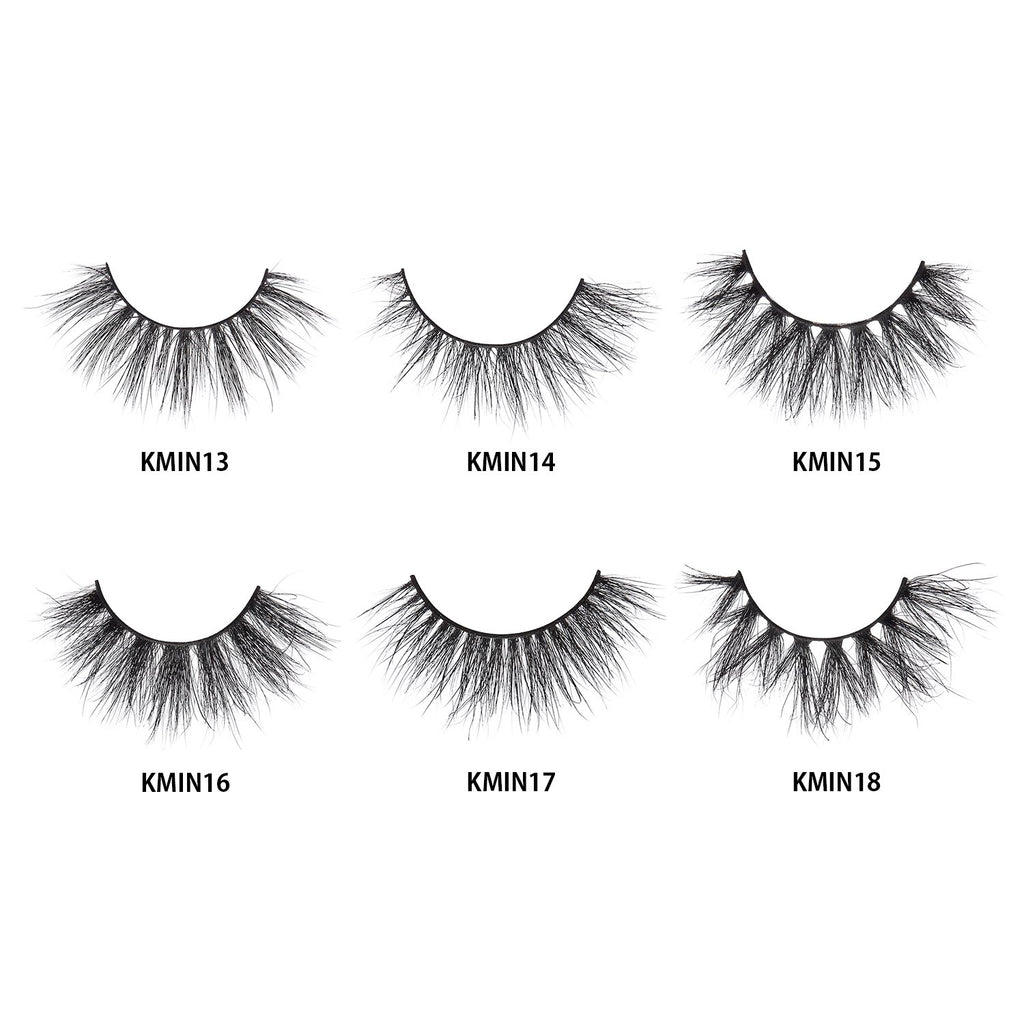 i Envy 100% Real Luxury Mink 3D Multi - Angle Curl Maximum Fluffiness Eyelashes 25mm - ikatehouse