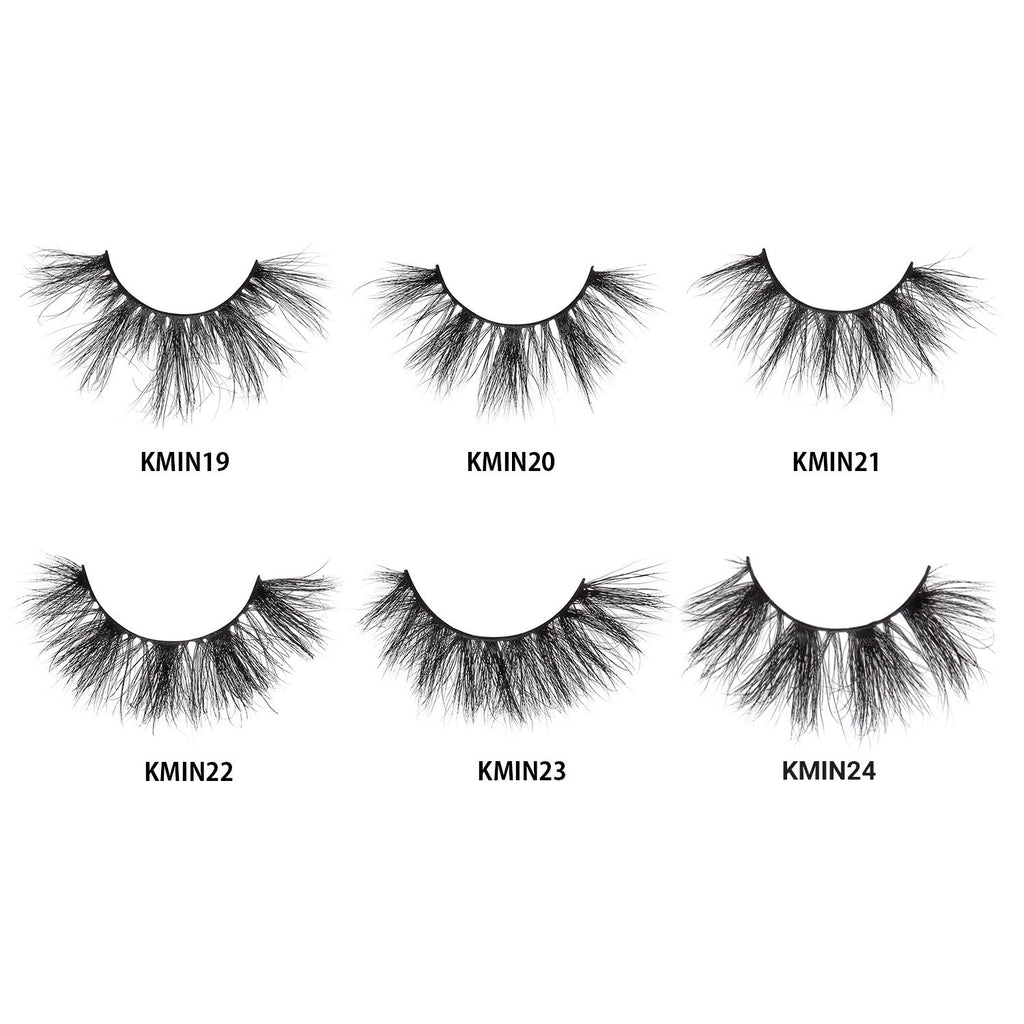 i Envy 100% Real Luxury Mink 3D Multi - Angle Curl Maximum Fluffiness Eyelashes 25mm - ikatehouse