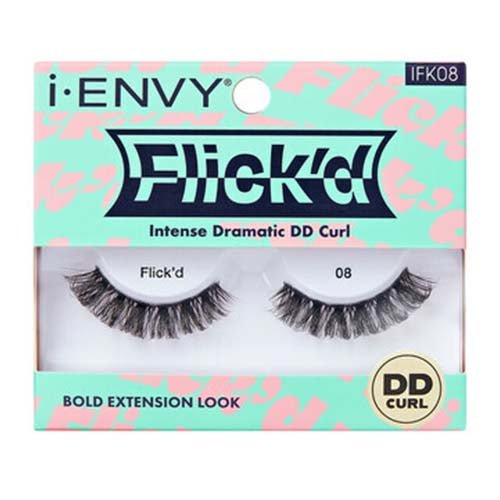 i Envy Flick'd Intense Dramatic DD Curl Lashes - ikatehouse