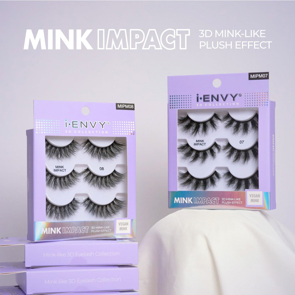 I Envy Mink Impact Multipack Vegan Strip Lashes - ikatehouse