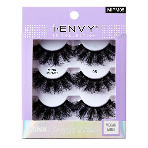 I Envy Mink Impact Multipack Vegan Strip Lashes - ikatehouse