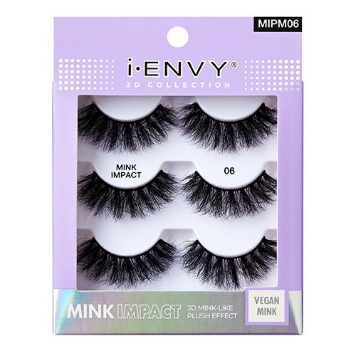 I Envy Mink Impact Multipack Vegan Strip Lashes - ikatehouse