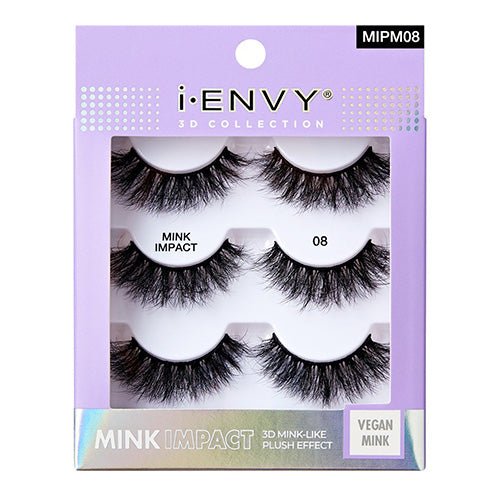 I Envy Mink Impact Multipack Vegan Strip Lashes - ikatehouse