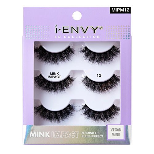 I Envy Mink Impact Multipack Vegan Strip Lashes - ikatehouse