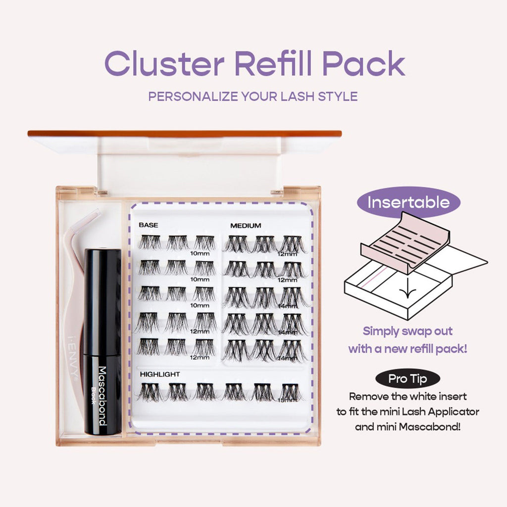 i Envy Personalize Your Lash Style Cluster Palette Deep Refill 36pcs - ikatehouse