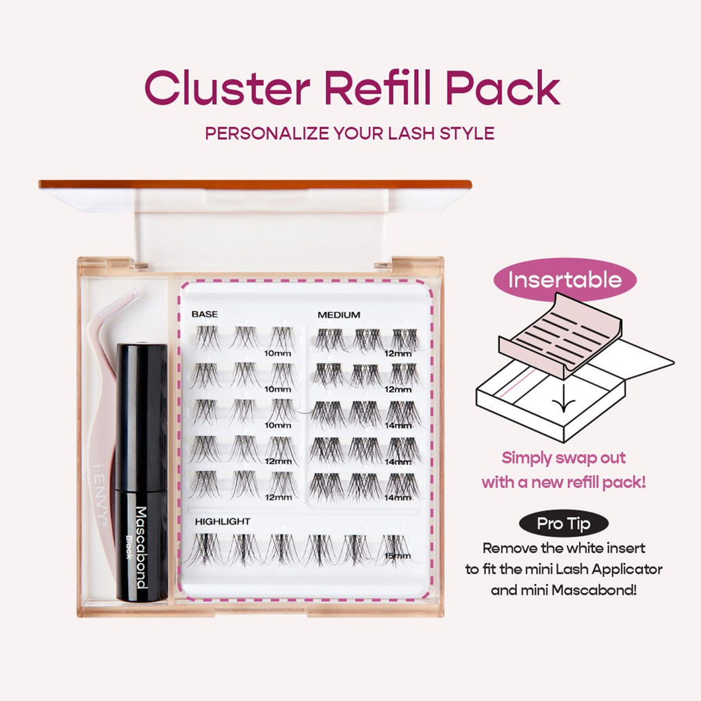 i Envy Personalize Your Lash Style Cluster Palette Light Refill 36pcs - ikatehouse