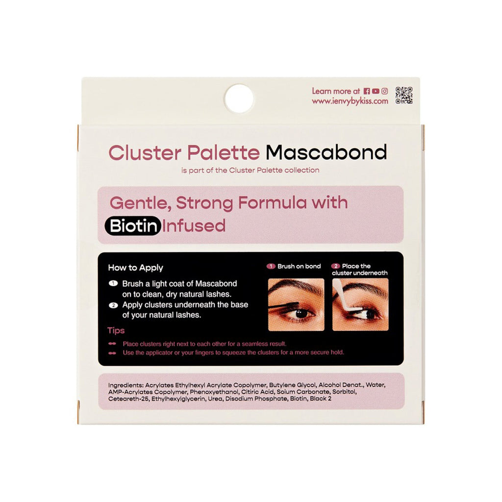 i Envy Personalize Your Lash Style Cluster Palette Mascabond 0.15oz/4.5g - ikatehouse